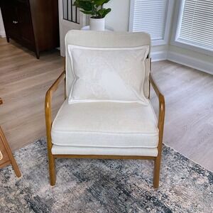 Lauren Ralph Lauren Allie Embroidery Cream 15x20 Feather Pillow NWT $170